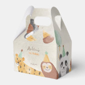 Party Geburtstagsparty personalisiert Geschenkschachtel (Rückseite)