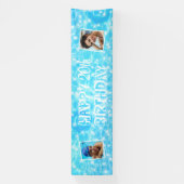 Party-Geburtstagspool Party 2 Fotos Banner (Vertikal)