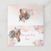 Party geflochtene Platzkarte (Außenseite Aufgefaltet)