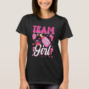 Party-Gender-Bericht für Team Girl Matching Family T-Shirt