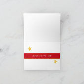 Party-Geschenk-Film-Thema danken Ihnen Gruß-Karte Dankeskarte (Innenseite)