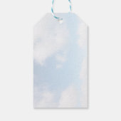 Party-Geschenk-Tag mit Flugzeug-Design Geschenkanhänger (Rückseite)