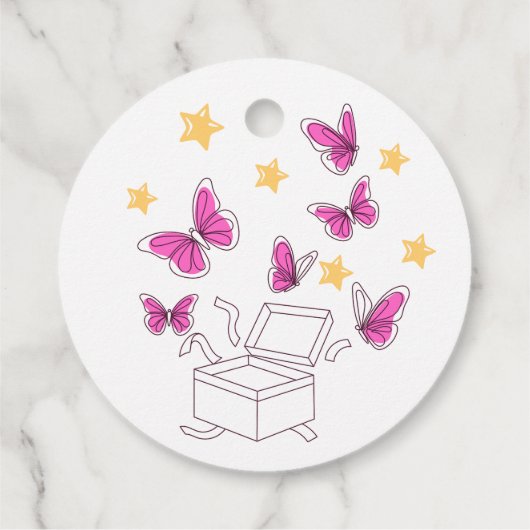 Party Geschenkanhänger (Rückseite)