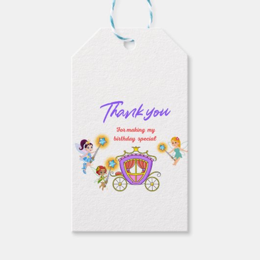 Party Geschenkanhänger (Vorderseite)