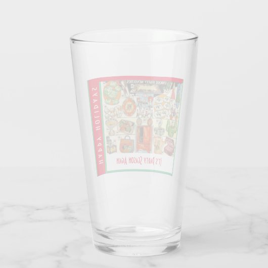 Party Geschenke Glas (Rückseite)