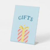 Party "Geschenke" Sockelschild (Vorderseite)