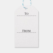 Party-Geschenketiketten Geschenkanhänger (Rückseite)