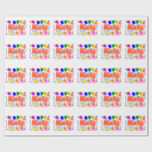 Party Geschenkpapier