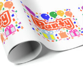 Party Geschenkpapier (Rolleneckpunkt)