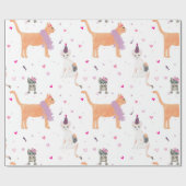 Party Geschenkpapier (Flach)