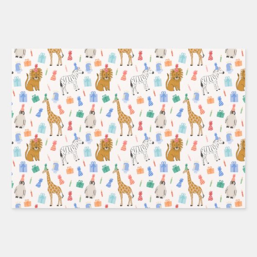 Party Geschenkpapier Set (Vorderseite 3)