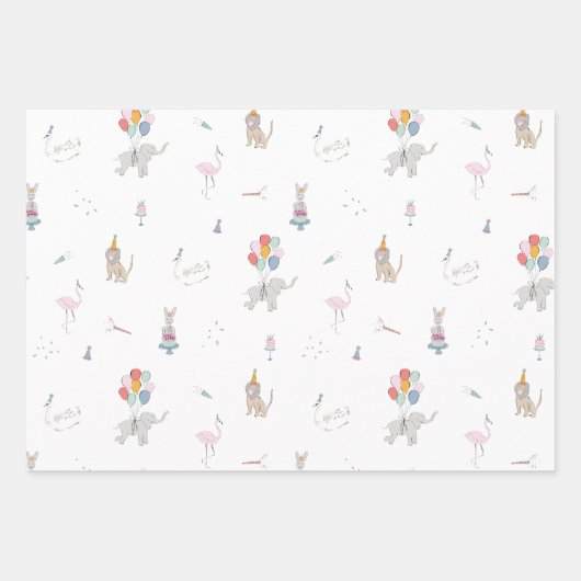 Party Geschenkpapier Set (Vorderseite 3)