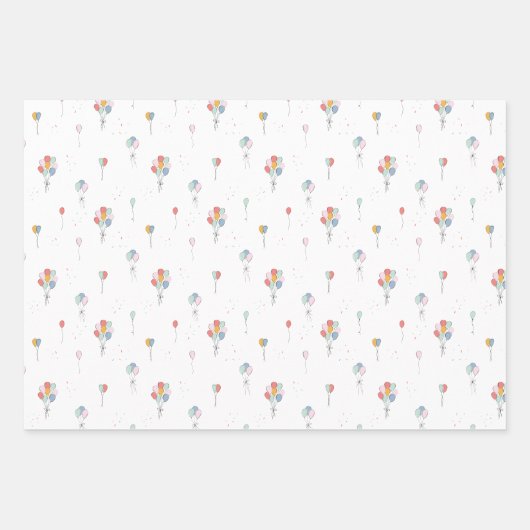 Party Geschenkpapier Set (Vorderseite 2)