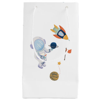 Party-Geschenktasche für den Weltraum-Kindergeburt Kleine Geschenktüte