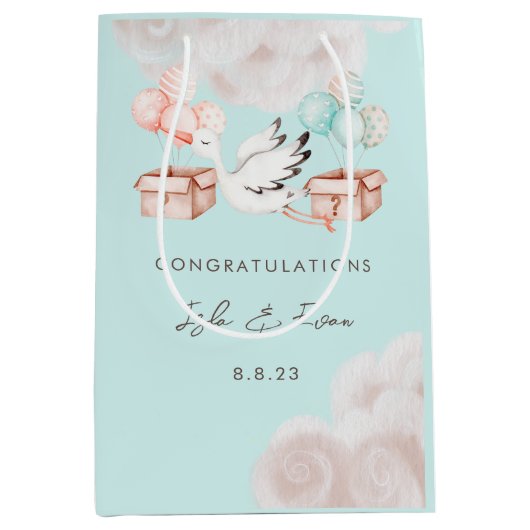 Party-Geschenktasche für Frauen Mittlere Geschenktüte (Vorderseite)