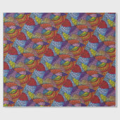 Party-Geschenkverpackungsrolle - Groovy Geschenkpapier (Flach)