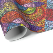 Party-Geschenkverpackungsrolle - Groovy Geschenkpapier (Rolleneckpunkt)