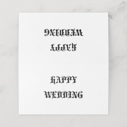 Party > Geschirr > Platzkarten (Außenseite Aufgefaltet)