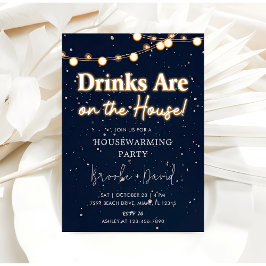 Party-Getränke für die Hausarbeit sind im Haus Einladung