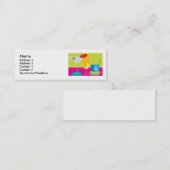 Party-Getränke Mini Visitenkarte (Vorne/Hinten)