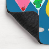Party-Getränke Mousepad (Ecke)