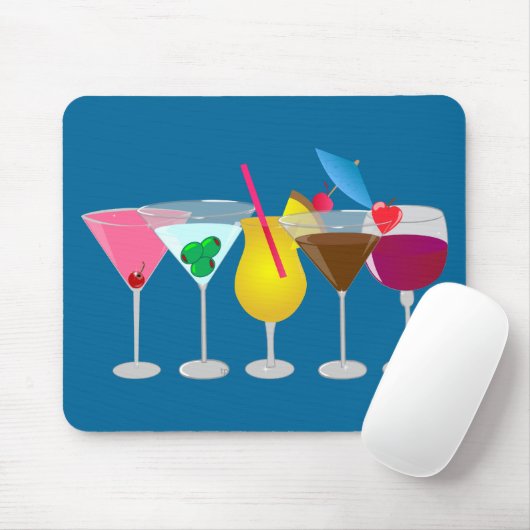 Party-Getränke Mousepad (Mit Mouse)