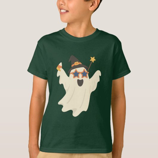 Party Ghost - Fun Halloween Vibes T-Shirt (Vorderseite)