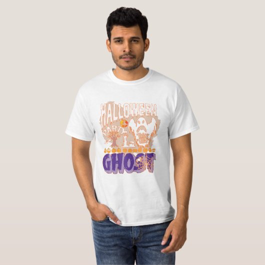 Party Ghost Funny T-Shirt (Vorne ganz)