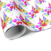 Party Gift Wrap Geschenkpapier (Rolleneckpunkt)