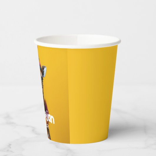 Party Giraffe Extravaganza Pappbecher (Links)