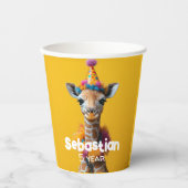 Party Giraffe Extravaganza Pappbecher (Vorderseite)