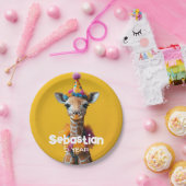 Party Giraffe Extravaganza Pappteller (Party)