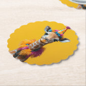 Party Giraffe Extravaganza Untersetzer (angewinkelt)