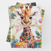 Party: Giraffen | Geschenkpapier Set (Beispiel)