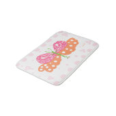 Party Girl Butterfly bathmat Badematte (Schrägansicht)