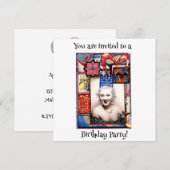 Party Girl Geburtstagsparty Einladung (Vorne/Hinten)