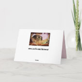 Party Girl Grußkarte Karte (Rückseite)