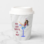 Party Girl Paper Cup Pappbecher (Vorderseite)