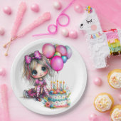 Party Girl Pappteller (Party)