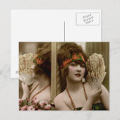 Party Girl Postkarte (Vorne/Hinten)