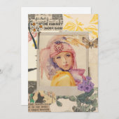 Party girls cards art deco feiertagskarte (Vorne/Hinten)