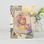 Party girls cards art deco feiertagskarte (Stehend Vorderseite)