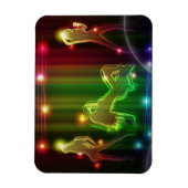 Party Girls Moderne trendige Neon Lights Magnet (Vertikal)