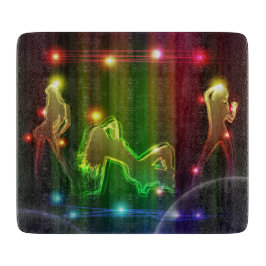 Party Girls Moderne trendige Neon Lights Schneidebrett