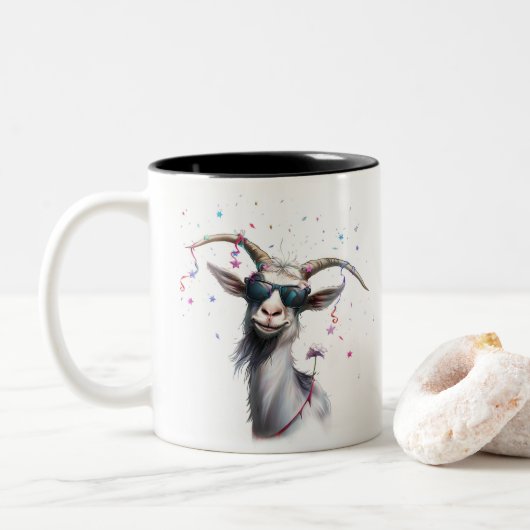 Party Goat Tasse (Mit Donut)
