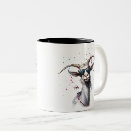 Party Goat Tasse (VorderseiteRechts)