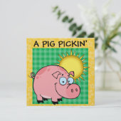 PARTY / GRILLEN ! SRF EINLADUNG (Stehend Vorderseite)