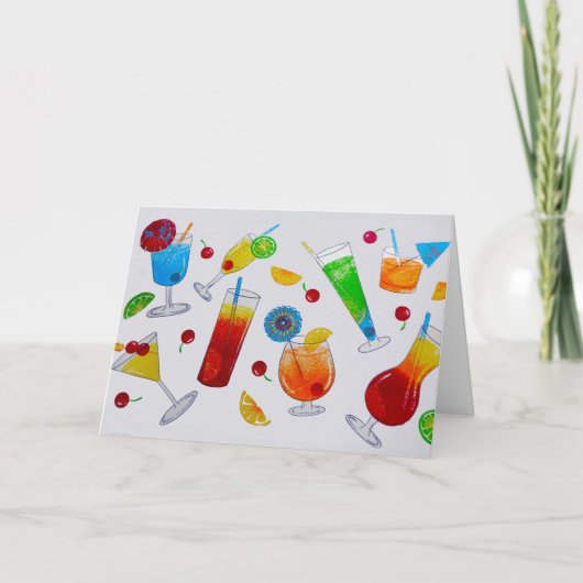 Party-Grußkarte Einladung (Vorderseite)