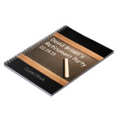 Party GuestBook von Retirement Teacher Notizblock (Linke Seite)