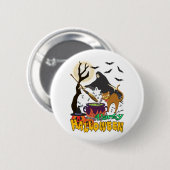 Party Halloween Button (Vorne & Hinten)